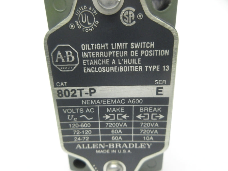 ALLEN BRADLEY 802T-P SER. E NSNP