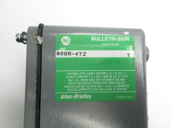 ALLEN BRADLEY 800R-4TZ SER. T NSNP