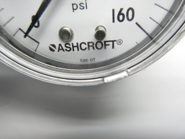 ASHCROFT 595-07 0-160PSI NSNP