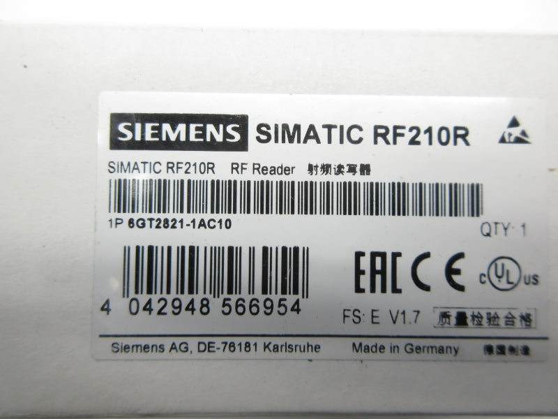 SIEMENS 6GT2821-1AC10 NSFS