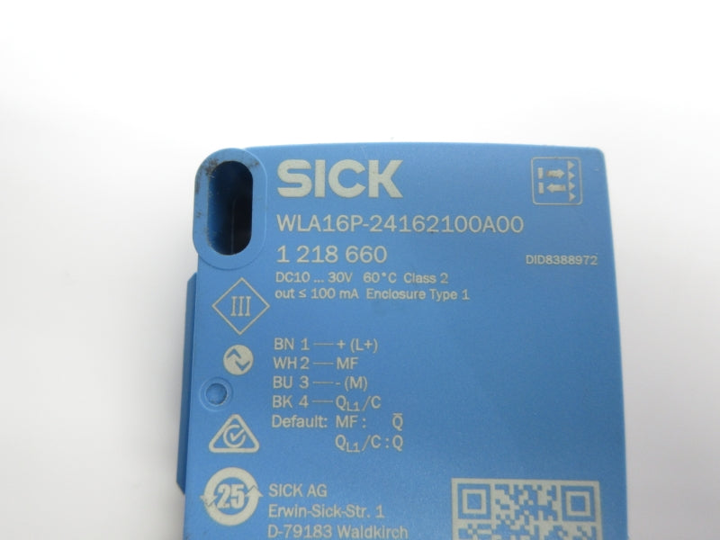 SICK WLA16P-24162100A00 1 218 660 10-30VDC NSNP