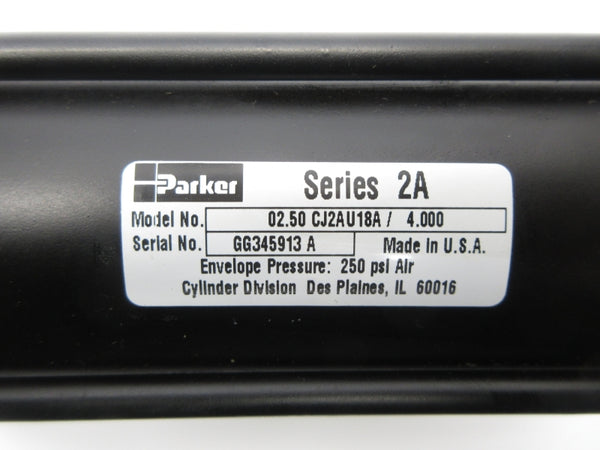 PARKER 02.50 CJ2AU18A/ 4.000 SER. 2A 250PSI NSNP