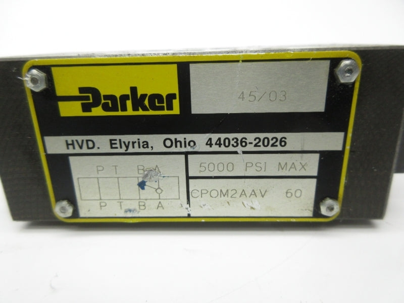 PARKER CPOM2AAV 60 5000PSI NSNP