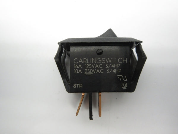 CARLINGSWITCH 811R 125/250VAC 10/16A NSNP