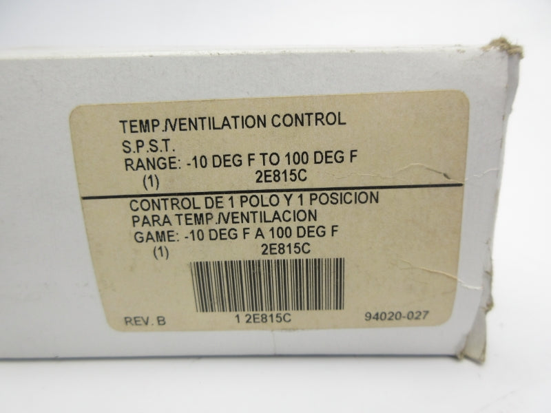 CONTROLLER 2E815C -10-100'F REV. B NSMP