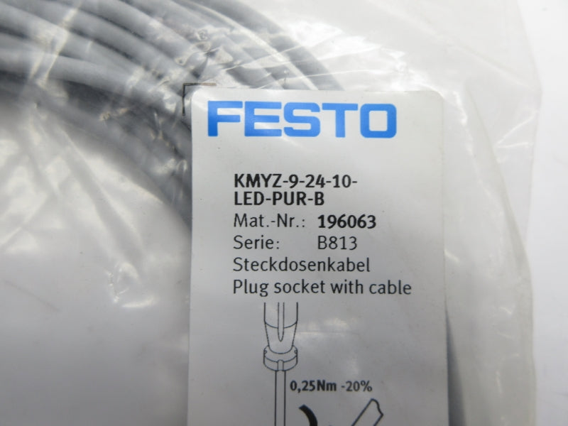 FESTO KMYZ-9-24-10-LED-PUR-B 196063 NSMP