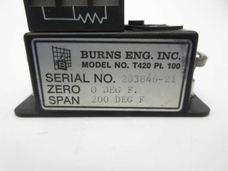 BURNS ENG. T420 0-200'F NSNP