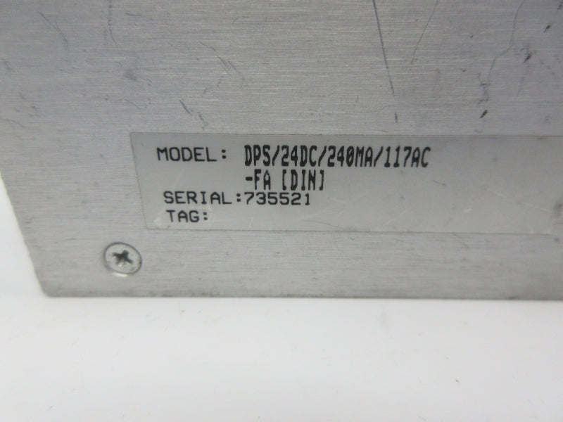 MOORE INDUSTRIES DPS-24DC/240MA/117AC-FA NSNP