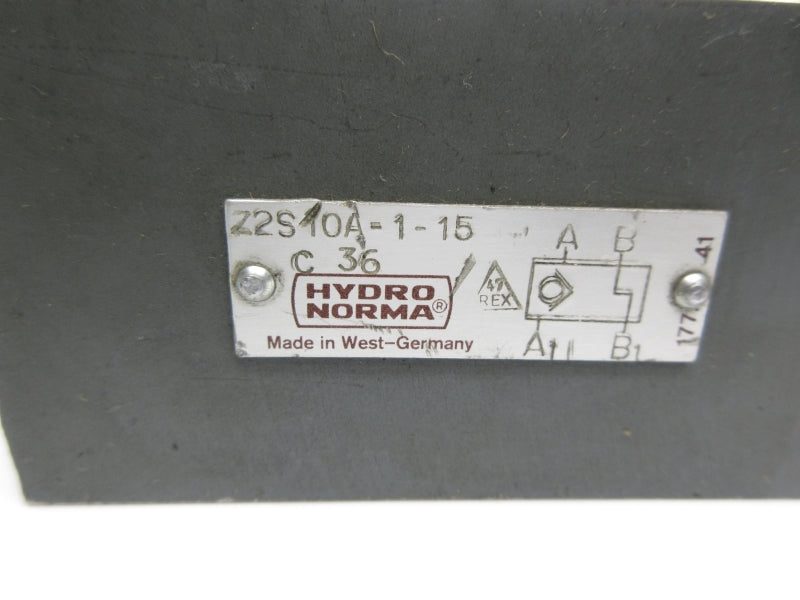 HYDRO NORMAL Z2S10A-1-15 NSNP