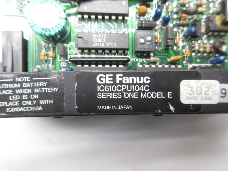 GE FANUC IC610CPU104C NSNP