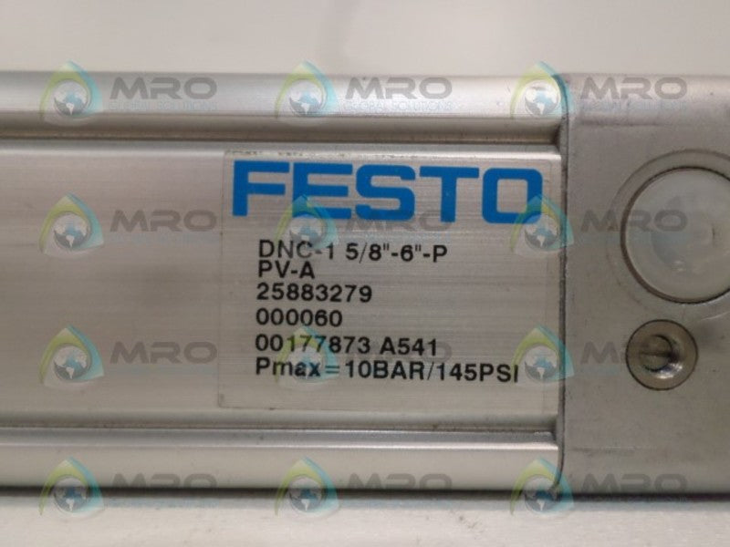 FESTO DNC-15/8"-6"-PPV-A CYLINDER NSNP