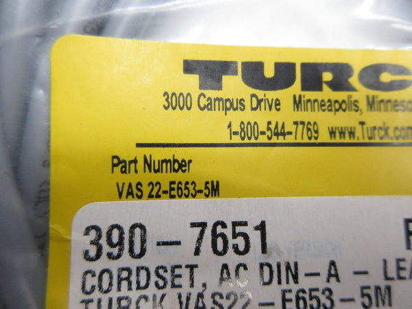 TURCK VAS 22-E653-5M NSMP