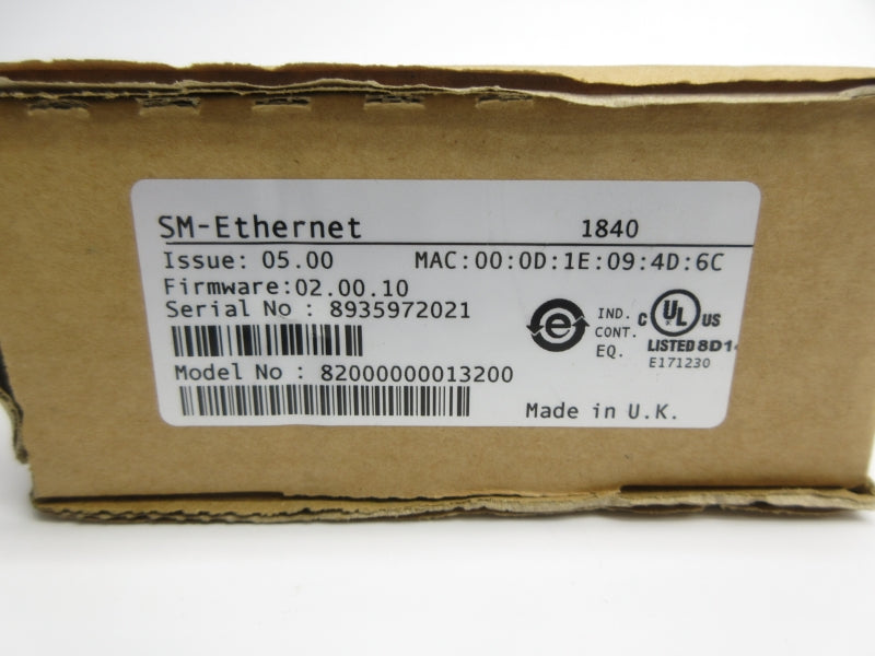 ETHERNET 82000000013200 F/W 02.00.10 NSMP