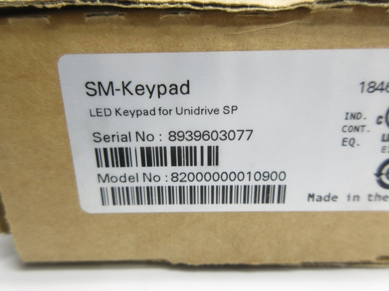 KEYPAD 82000000010900 NSMP