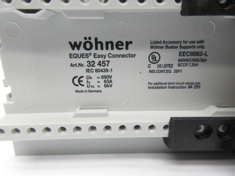WOHNER 32457 600VAC 65A NSNP