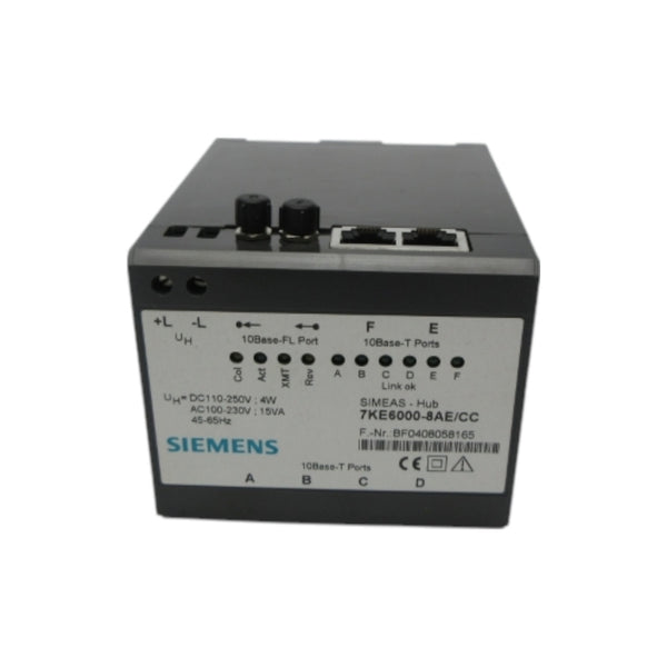 SIEMENS 7KE6000-8AE/CC 100-230VAC NSNP