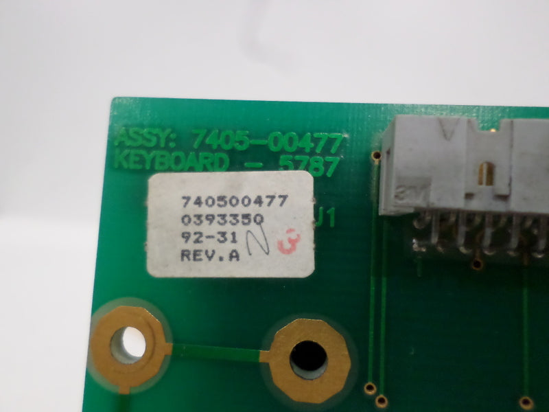 WEIGH TRONIX 7405-00477 PC KEYBOARD UNMP