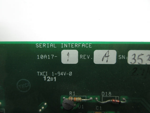 CIRCUIT BOARD 10A17-1 REV. A UNMP
