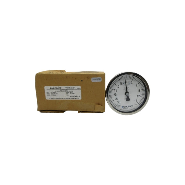 ASHCROFT 35-1032-S-15B-30IMV&15#-XC4NMSG 15PSI 3-1/2" NSMP