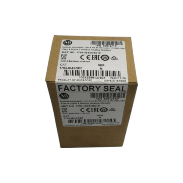 ALLEN BRADLEY 1794-IE4XOE2 SER. B DATE: 2018 NSFS