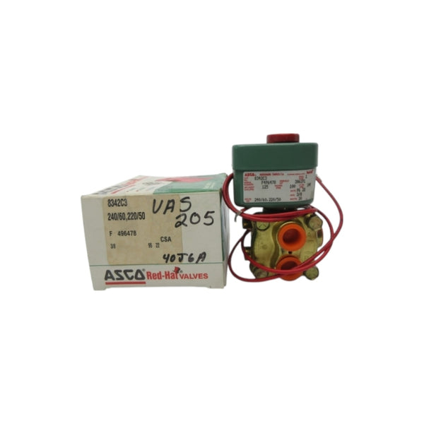 ASCO 8342C3 220/240V 100-125PSI 3/8" NSMP