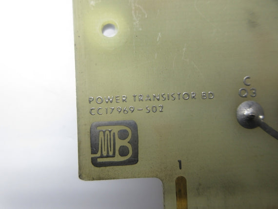 POWER TRANSITION BOARD CC17969-502 UNMP