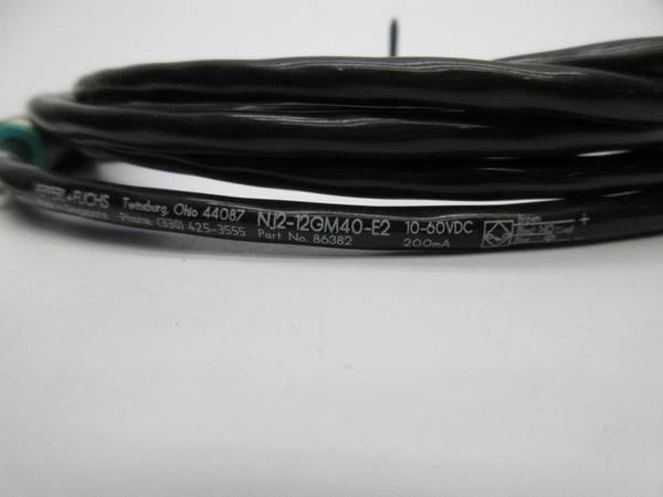 PEPPERL+FUCHS NJ2-12GM40-E2 86382 10-60VDC NSNP