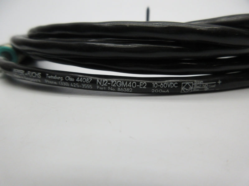 PEPPERL+FUCHS NJ2-12GM40-E2 86382 10-60VDC NSNP