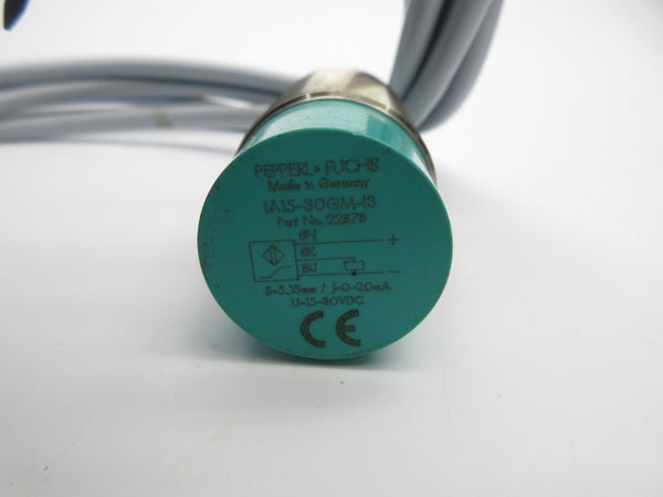 PEPPERL+FUCHS IA15-30GM-I3 22878 15-30VDC NSNP