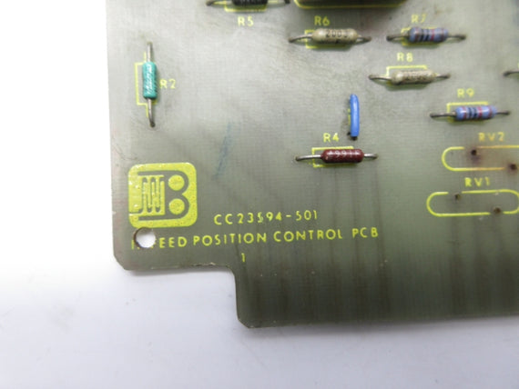 INFEED POSITION CONTROL BOARD CC23594-501 UNMP