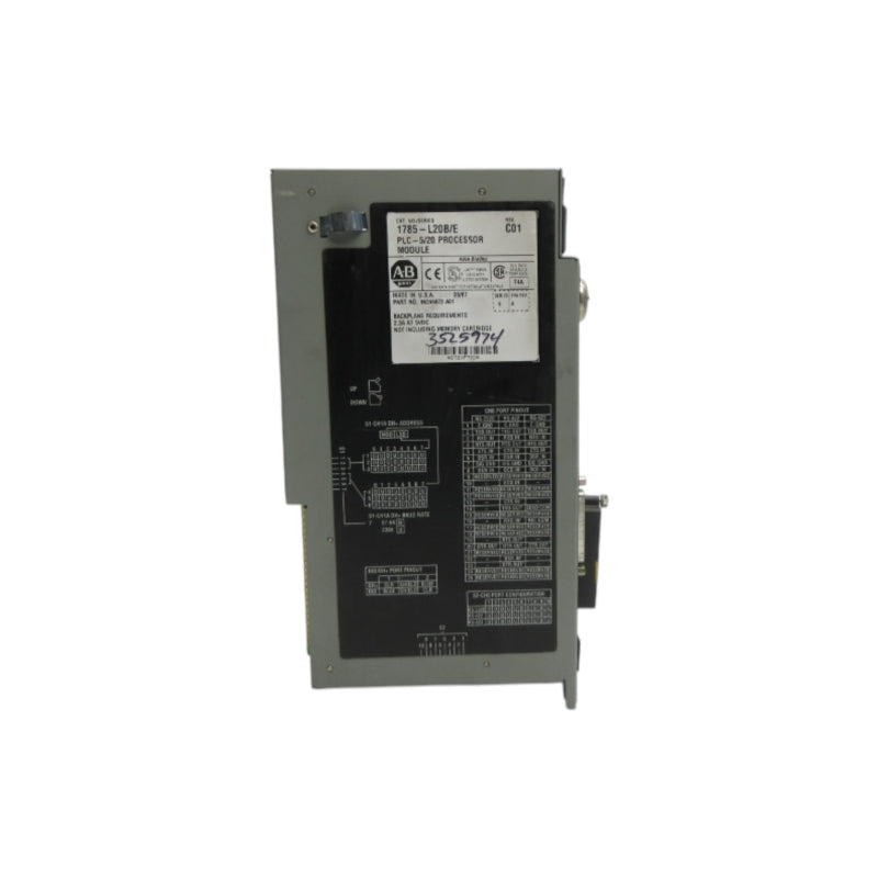 ALLEN BRADLEY 1785-L20B SER. E F/W A 5VDC 2.3A REV. C01 (NO KEY) UNMP