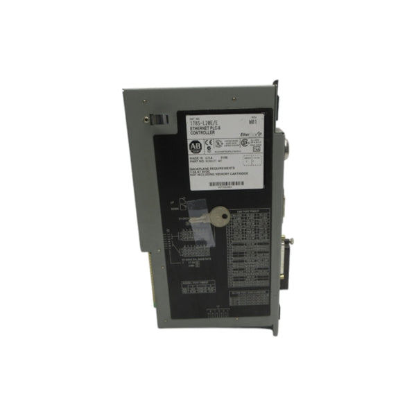 ALLEN BRADLEY 1785-L20E SER. E F/W K 5VDC 3.6A REV. W01 (NO KEY) UNMP