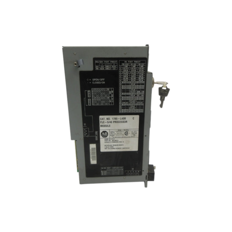 ALLEN BRADLEY 1785-L40B SER. C F/W H 5VDC 3.3A UNMP