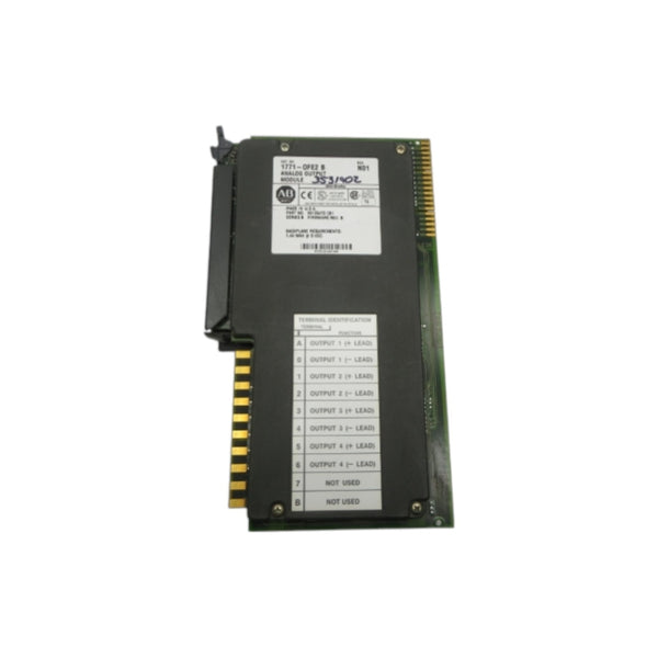 ALLEN BRADLEY 1771-OFE2 SER. B F/W B 5VDC 1.4A REV. N01 (NO TERMINAL) UNMP