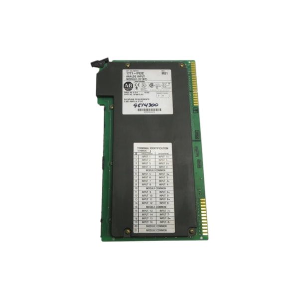 ALLEN BRADLEY 1771-IFE SER. C F/W B 5VDC 0.500A REV. M01 (NO TERMINAL) UNMP