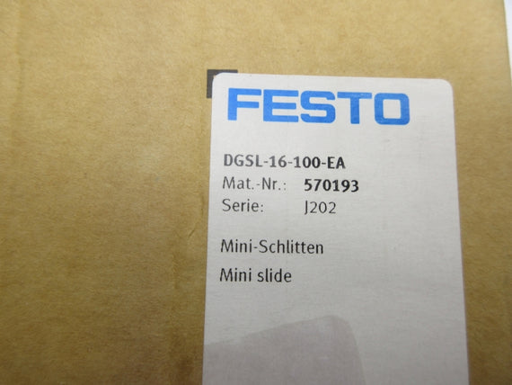 FESTO DGSL-16-100-EA 570193 NSMP