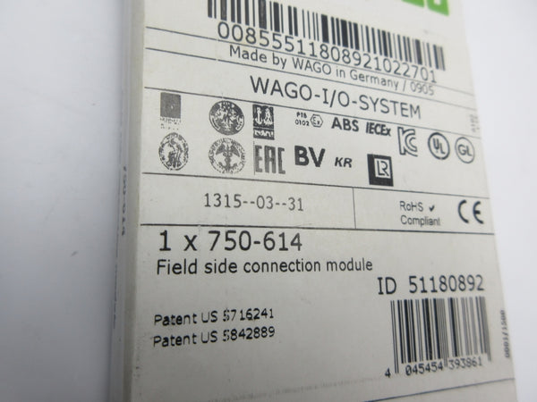 WAGO 750-614 NSFS