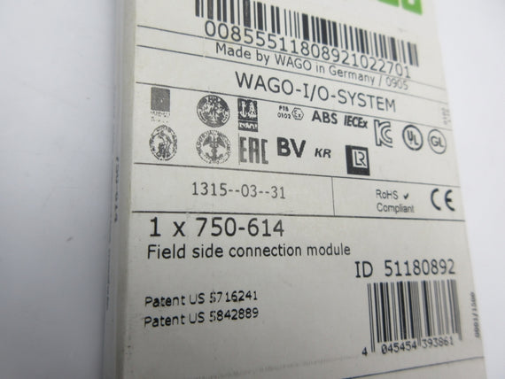 WAGO 750-614 NSFS