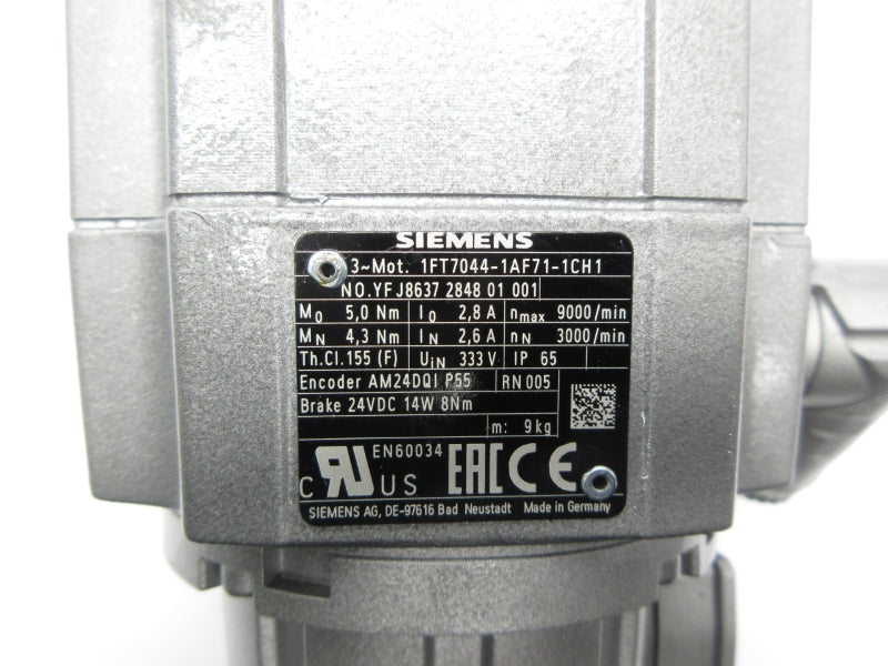 SIEMENS 1FT7044-1AF71-1CH1 333V 2.8A NSNP