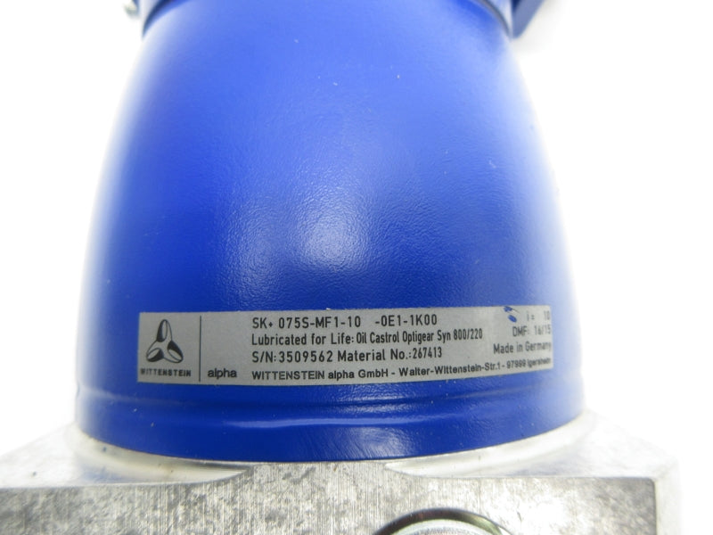 WITTENSTEIN SK+075S-MF1-10-0E1-1K00 NSNP