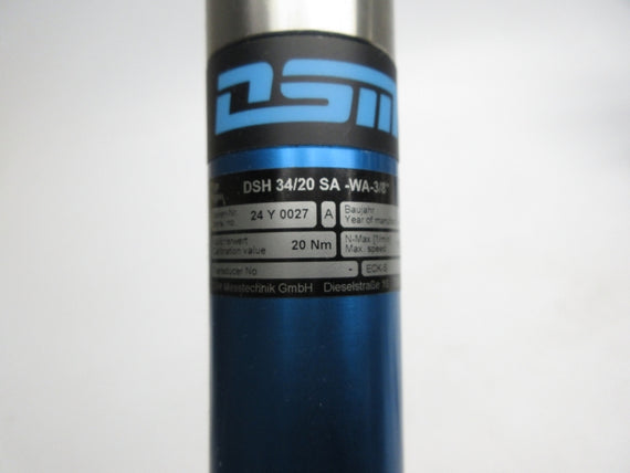 DSM DSH34/20SA-WA-3/8" NSNP