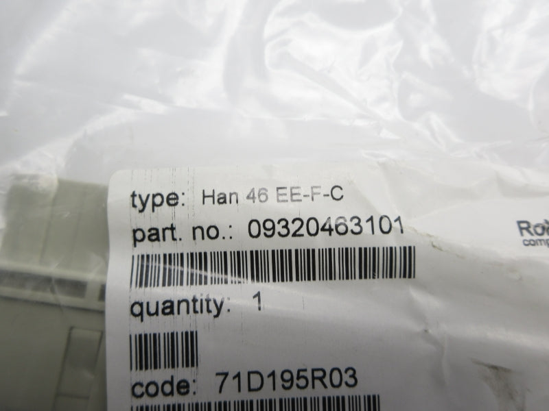 HARTING HAN46EE-F-C 09320463101 NSMP