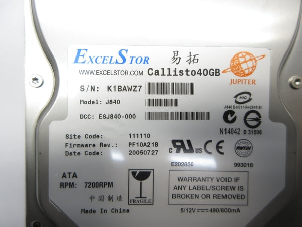 EXCELSTOR J840 NSNP