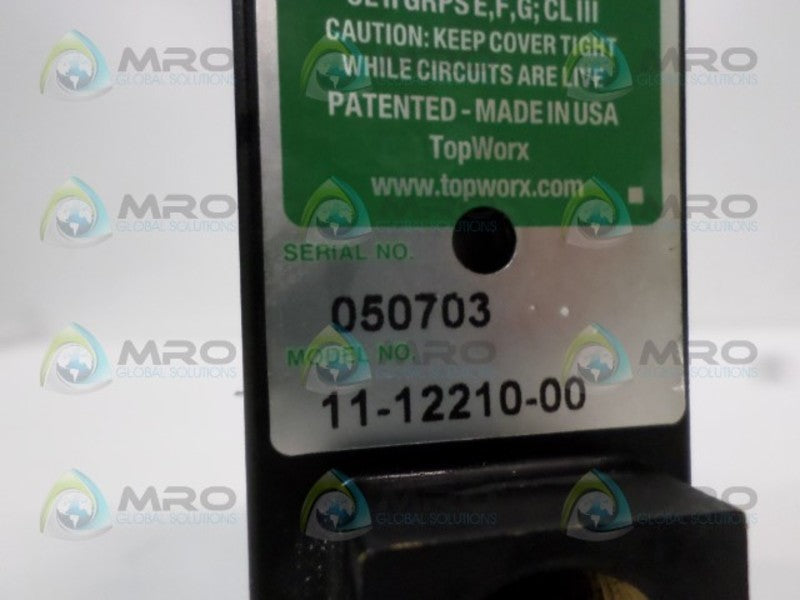 GO TOPWORX 11-12210-00 LEVERLESS LIMIT SWITCH  UNMP