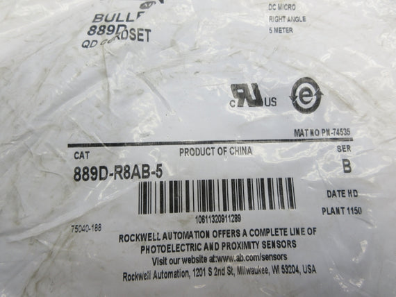 ALLEN BRADLEY 889D-R8AB-5 SER. B NSMP