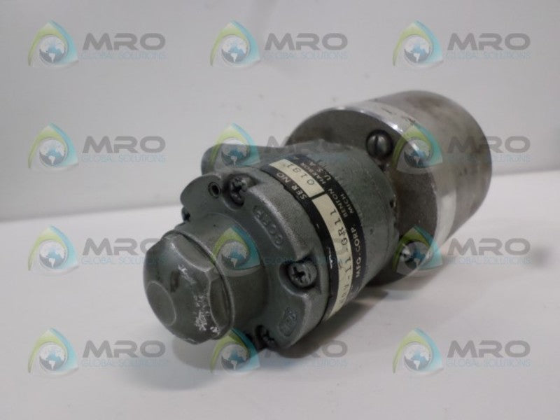 GAST 1UP-NRV-11-GR11 AIR MOTOR WITH REDUCTION DRIVE  UNMP