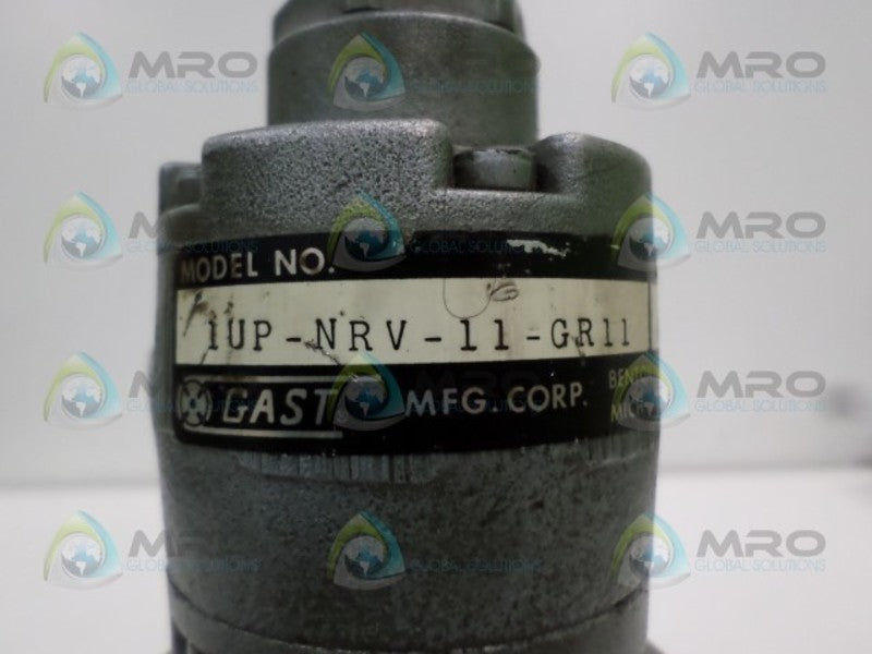 GAST 1UP-NRV-11-GR11 AIR MOTOR WITH REDUCTION DRIVE  UNMP