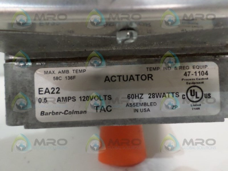 BARBER-COLMAN EA22 ACTUATOR UNMP