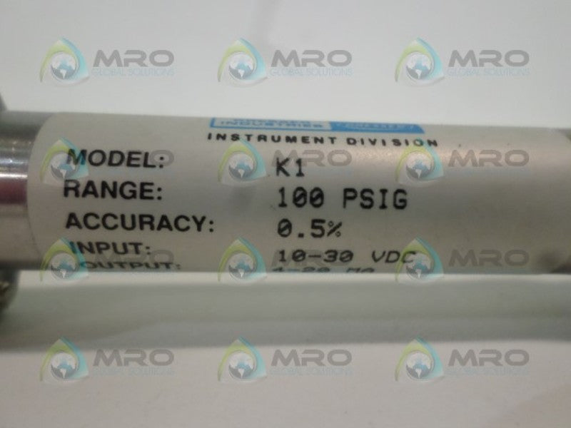 ASHCROFT K1 K1-7-M02-42-M1-100 PRESSURE TRANSMITTER NSNP