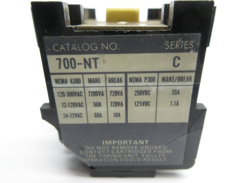 ALLEN BRADLEY 700-NT SER. C (AS PICTURED2) UNMP